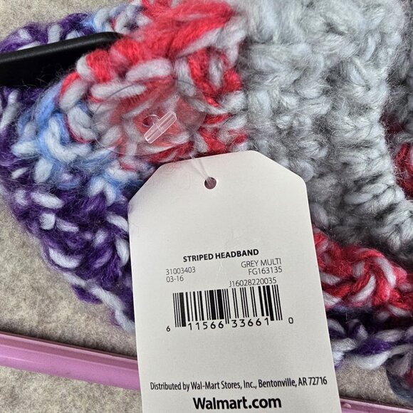 Lot of Faded Glory, Womens Scarves & Headband Set Wool & Acrylic Multi-Color - Picture 3 of 10